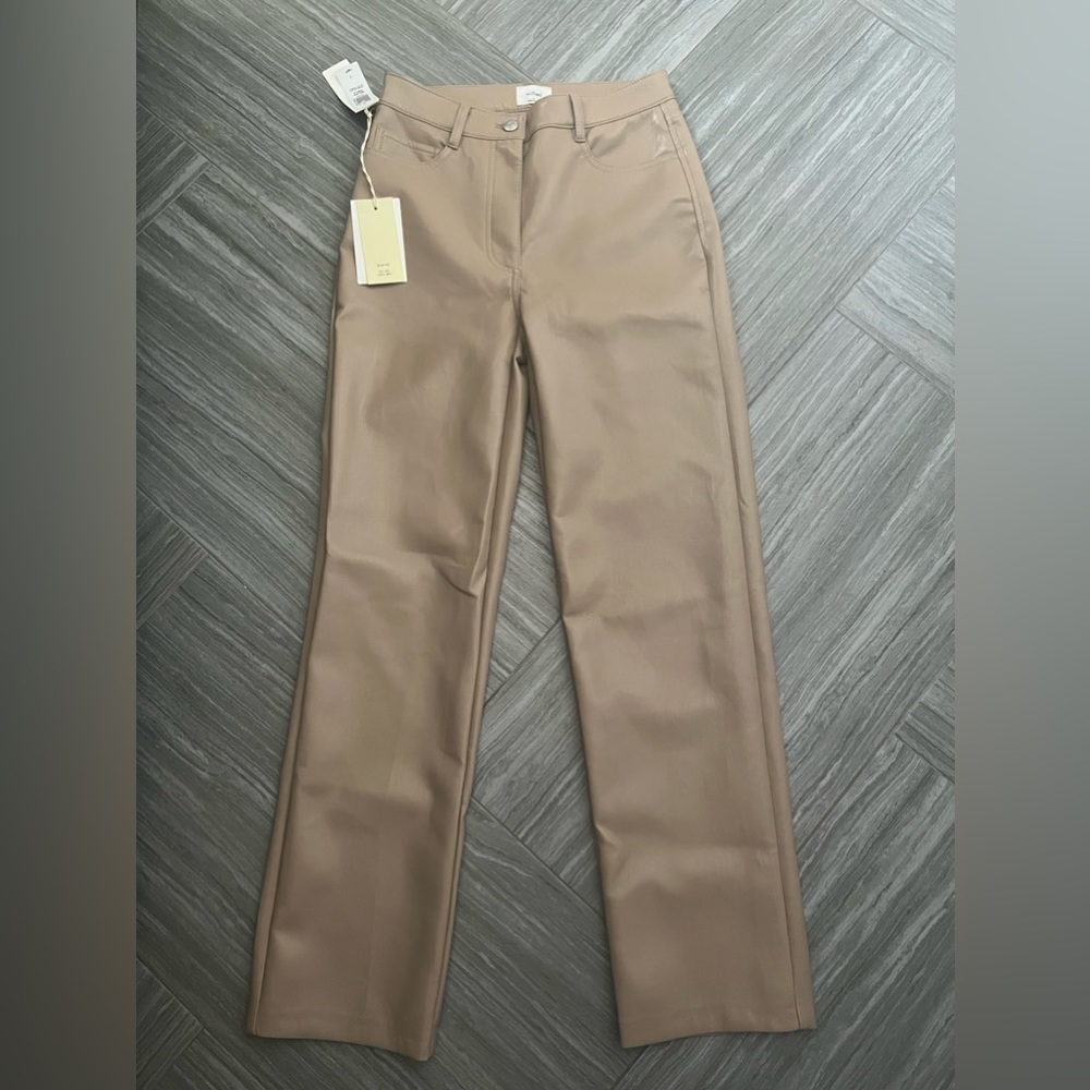Aritzia Wilfred Melina ankle leather pant